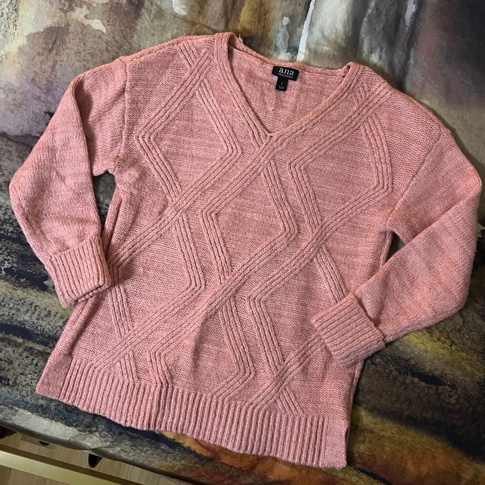 ANA Women’s Pink Knit Sweater - Small - S